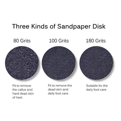 60PCS Replacement Sandpaper Discs for Electric Foot Callus Remover