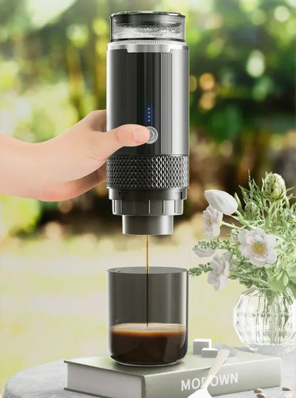 TINSOL Portable Coffee Maker Electric Capsule Grind Coffee Brewer is suitable for ground coffee and KCUP Capsule coffee capsules