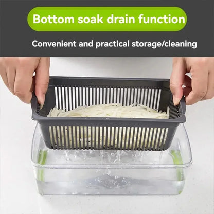16-in-1 Vegetable Chopper & Slicer – Multifunction Food Cutter with Grater & Egg Separator