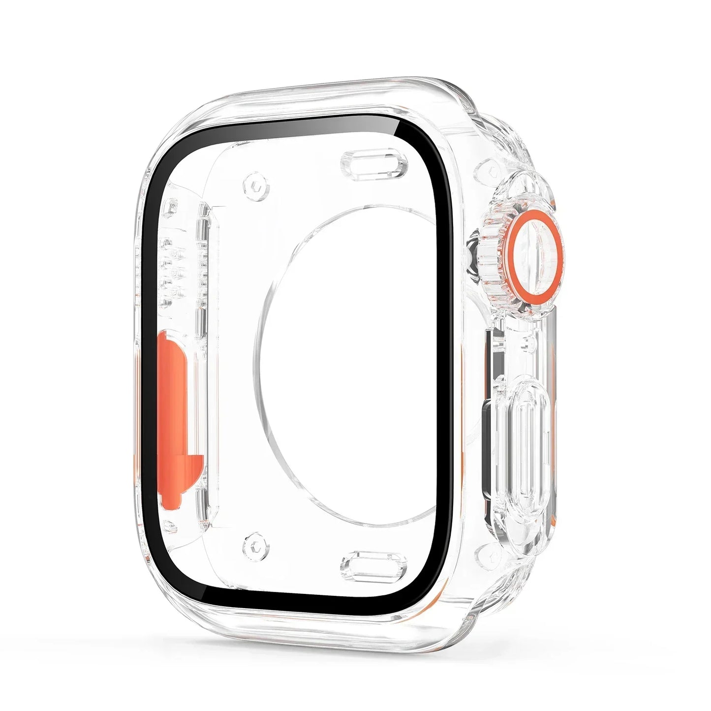 Change To Ultra Case for Apple Watch 46mm 45 44 40 41 42mm Hard PC Front Rear Bumper iwatch 10 987 SE 654 Screen Protector Cover