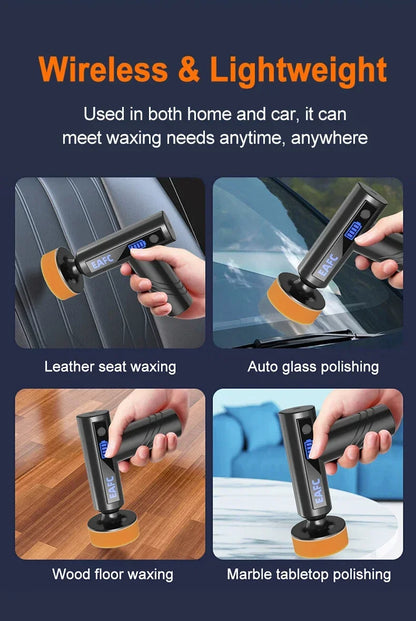Wireless Car Polisher – Handheld Polishing & Waxing Machine for Car Detailing
