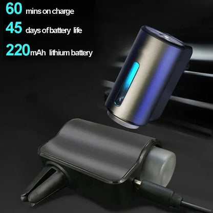 Electric Car Air Freshener – Auto Aroma Diffuser Vent Clip Essential Oil Humidifier
