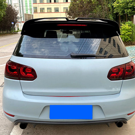 Rear Roof Spoiler Gloss Black for VW Golf 6 MK6 Hatchback (2008–2013)