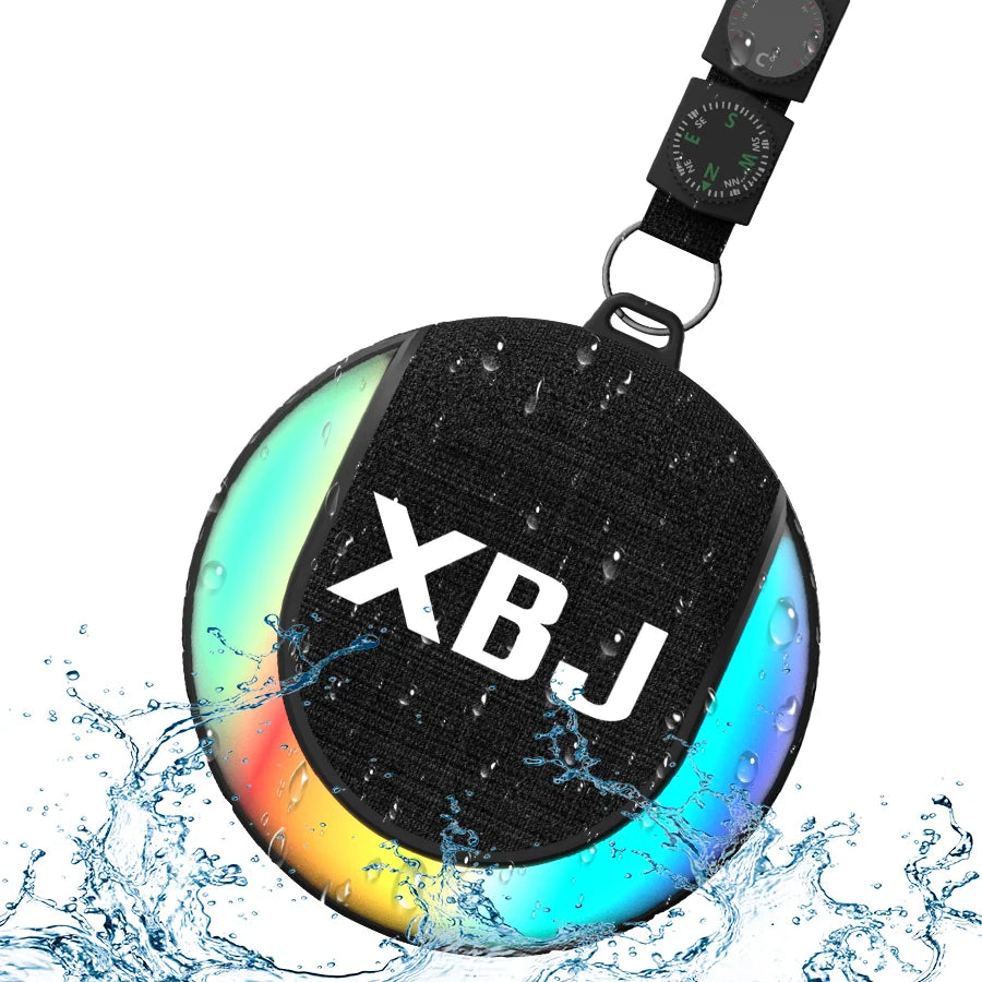 XBJ Waterproof Bluetooth Speaker – Floating LED Shower & Outdoor Speaker