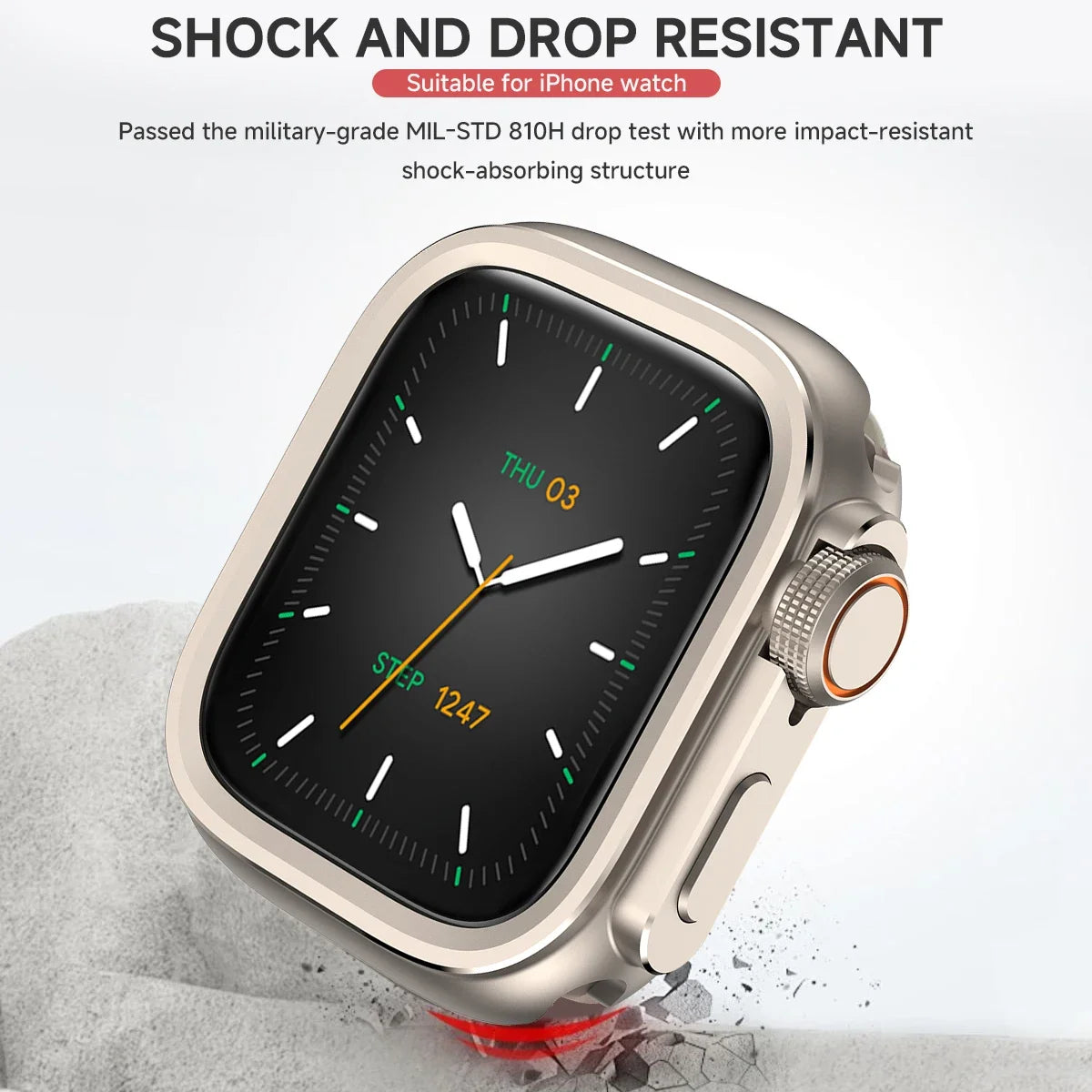 Aluminum Alloy Protective Case for Apple Watch Ultra & Series