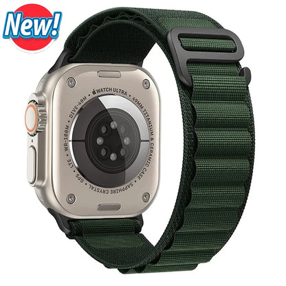 Alpine Loop Strap for Apple Watch – Rugged Adjustable Band (40–49mm, Ultra/Series Compatible)