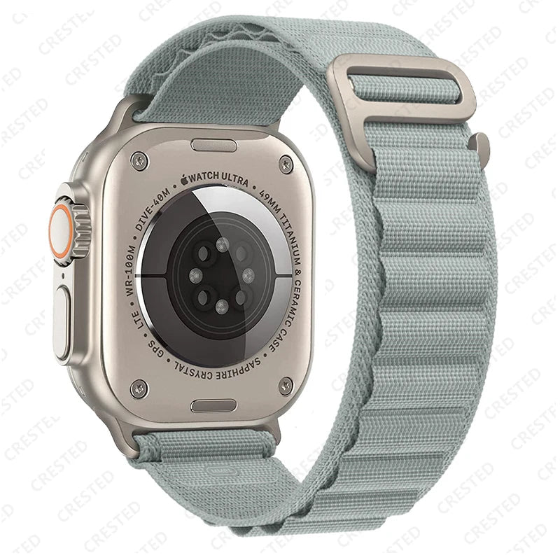 Alpine Loop Strap for Apple Watch – Rugged Adjustable Band (40–49mm, Ultra/Series Compatible)