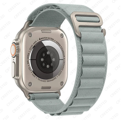 Alpine Loop Strap for Apple Watch – Rugged Adjustable Band (40–49mm, Ultra/Series Compatible)