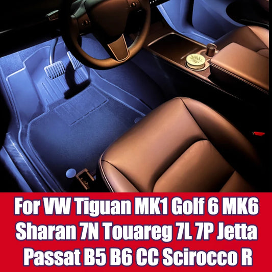 Car Interior Ambient LED Lights Kit (Footwell Lighting)