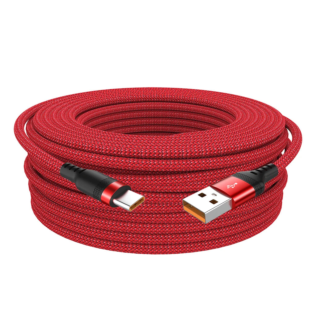 USB-C Fast Charging Cable 5A – Super Fast Charge for iPhone 15/16/17, Samsung, Huawei & More