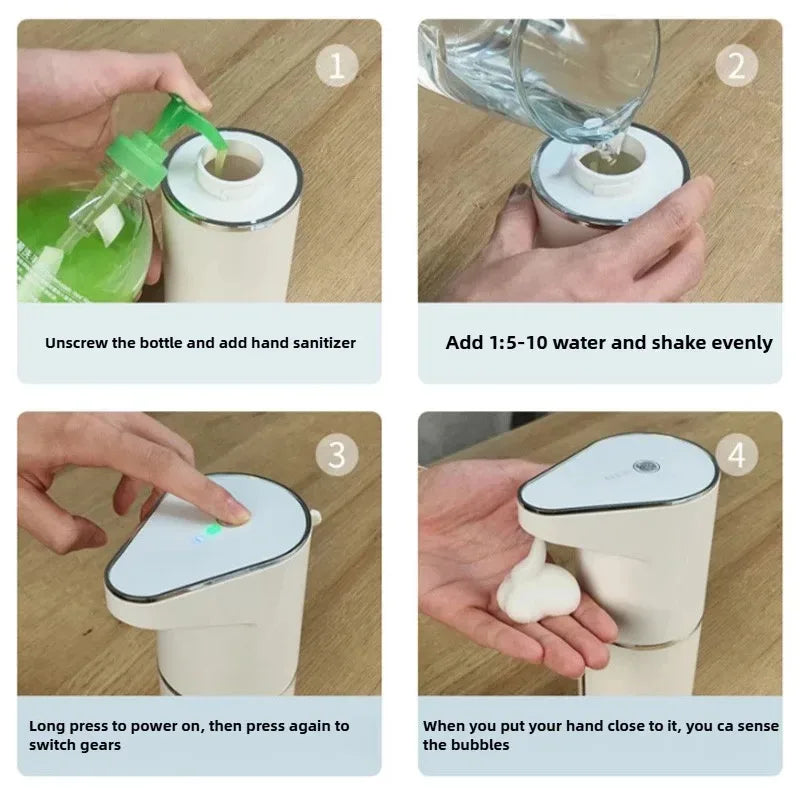 Automatic Soap Dispenser – Touchless Sensor Foam Dispenser with Type-C Charging