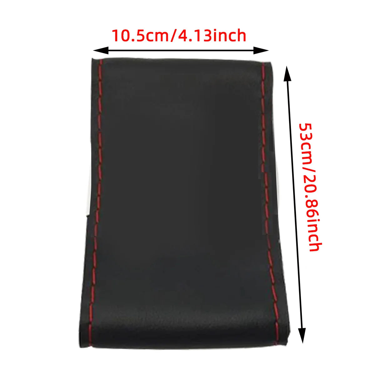 Universal Steering Wheel Cover 38cm (14”) – DIY Stitch-On Leather Wrap Anti-Slip