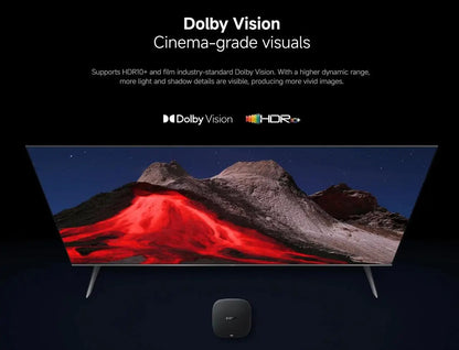 New Xiaomi TV Box S 3rd Gen,Google TV 4K UHD Media Player,Dolby Vision HDR10+ Smart Android TV Box, Google Assistant Set-Top Box