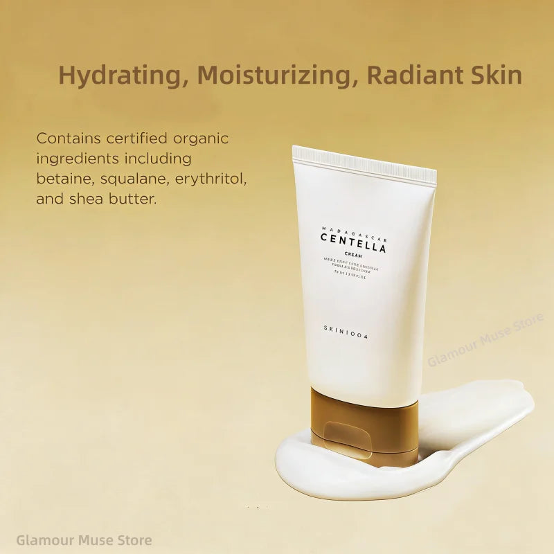 Skin1004 Madagascar Centella Cream Facial Moisturizer for Soothing Cream,Hydrating,Strengthening The Skin Korean Skincare