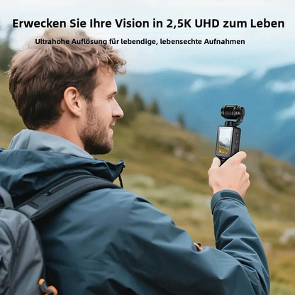 4K HD Rotating Vlogging Camera – 180° Flip, USB Rechargeable