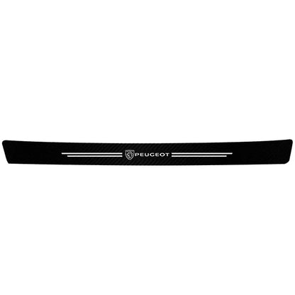 Car Accessories Car Door Sill Protector Welcome Pedal Decoration Leather Stickers For New Peugeot 206 208 207 3008 308 2008 107