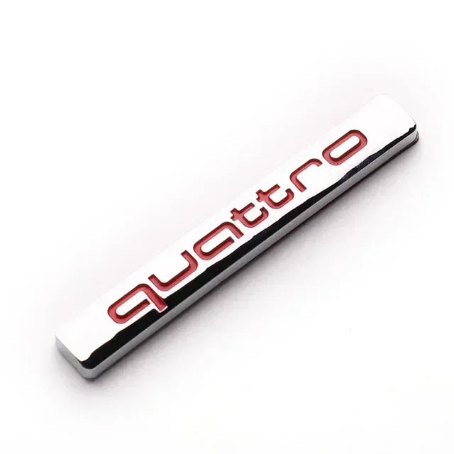 Sport Quattro Style Car Logo Badge for Vehicles