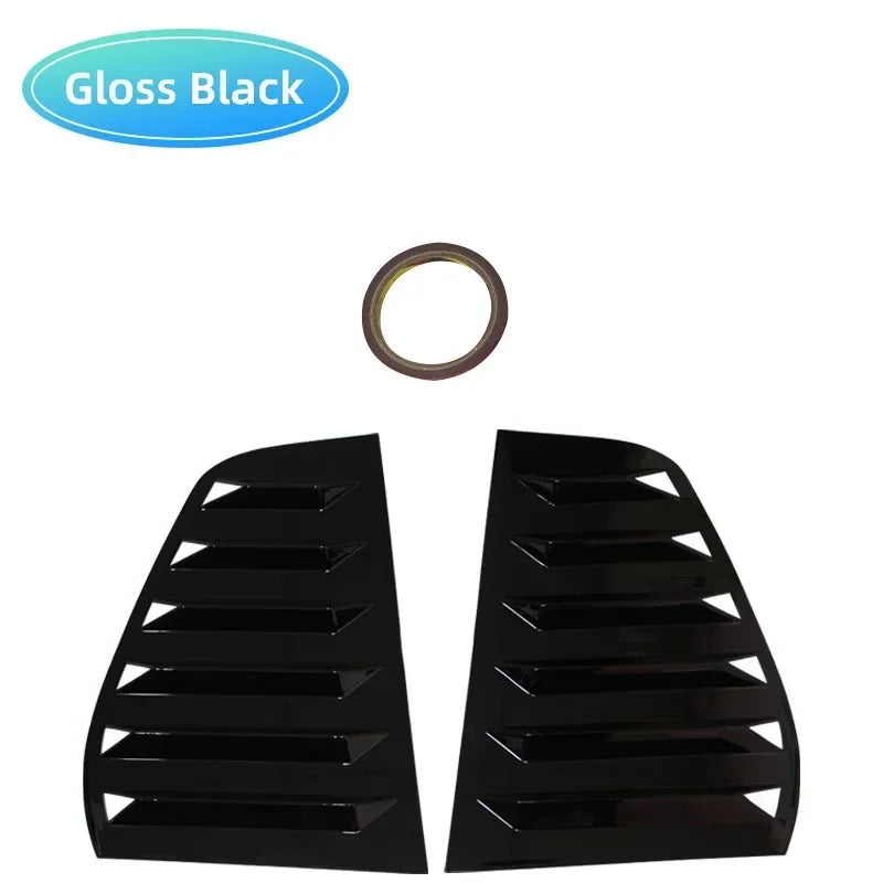 Pair Rear Side Window Trim Spoiler For VW Golf 5 Golf 6 Golf 7 MK5 MK6 MK7 MK7.5 2003-2020 Window Shutter Cover Louver Air Vents