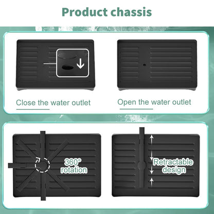 Kitchen bowl rack drain rack Double-layer Tableware Drain Rack Chopsticks Water Cup Cutting Board Kitchen Storage Rack