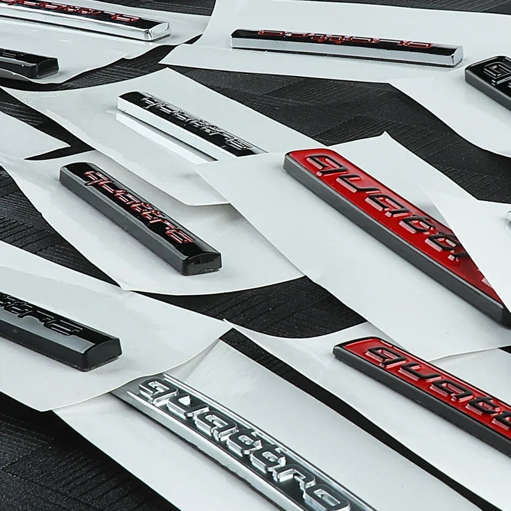 Sport Quattro Style Car Logo Badge for Vehicles