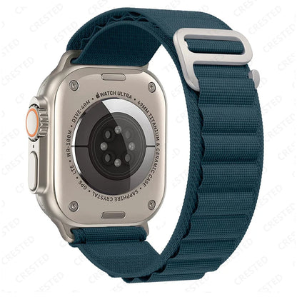 Alpine Loop Strap for Apple Watch – Rugged Adjustable Band (40–49mm, Ultra/Series Compatible)