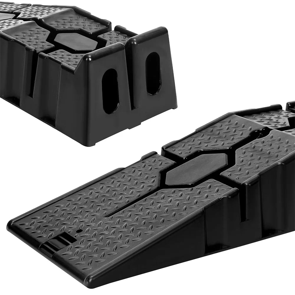2pcs Car Ramps 90cm 3T Long Antiskid Working Ramps Heavy Duty Auto Oil Changing Repair Maintenance Lift Tools