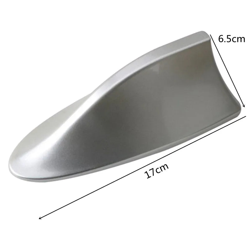 Universal Shark Fin Car Antenna – Carbon Fiber Style AM/FM Signal Amplifier