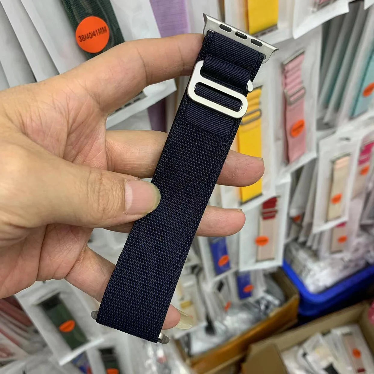 Alpine Loop Strap for Apple Watch – Rugged Adjustable Band (40–49mm, Ultra/Series Compatible)