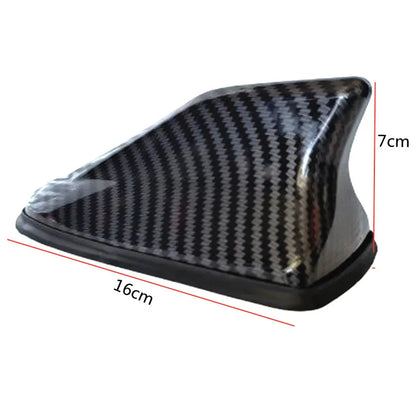 Universal Shark Fin Car Antenna – Carbon Fiber Style AM/FM Signal Amplifier