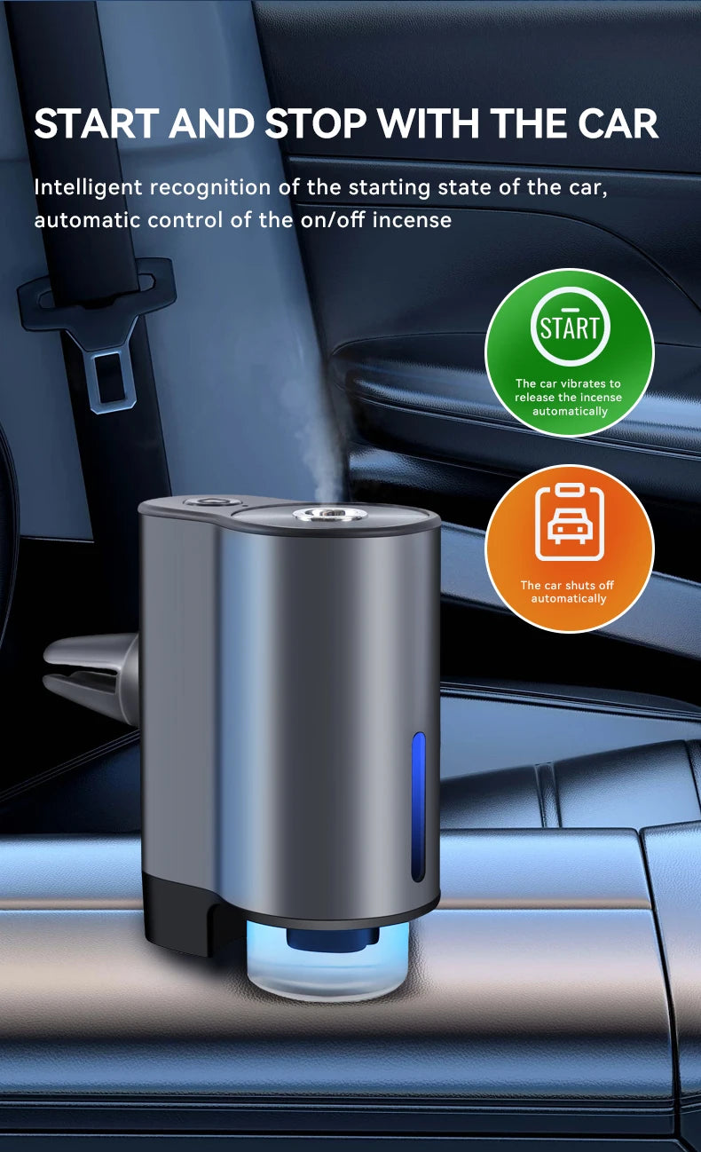 Smart Car Aromatherapy Diffuser (USB Rechargeable)