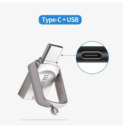 Bliksem 2-in-1 USB Flash Drive – Type-C & USB Storage (32GB/64GB/128GB)