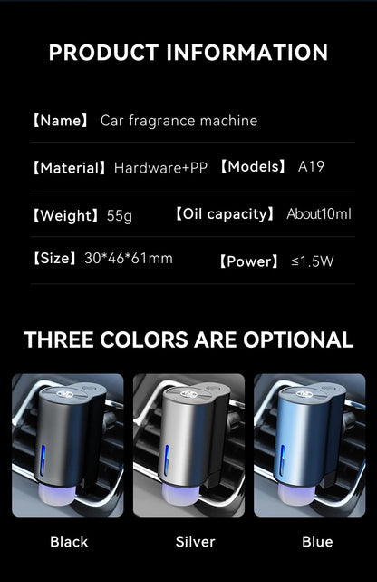 Smart Car Aromatherapy Diffuser (USB Rechargeable)