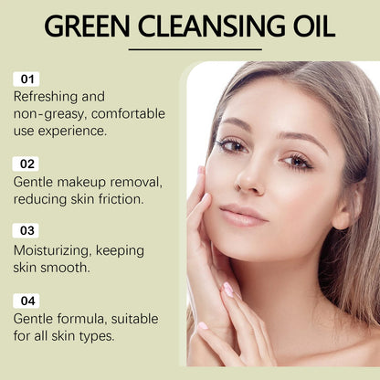 Deep Cleansing Makeup Remover Oil – Pore Purifying, Blackhead Remover & Exfoliator