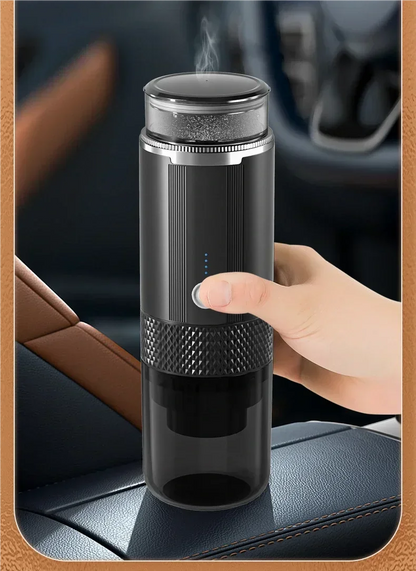 TINSOL Portable Coffee Maker Electric Capsule Grind Coffee Brewer is suitable for ground coffee and KCUP Capsule coffee capsules