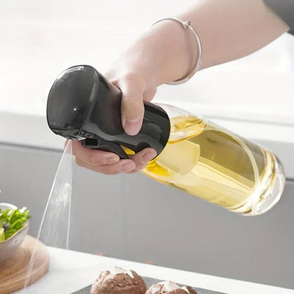 Olive Oil Spray Bottle 200/300/500ml – Kitchen Cooking Dispenser for Oil, Vinegar & Soy Sauce