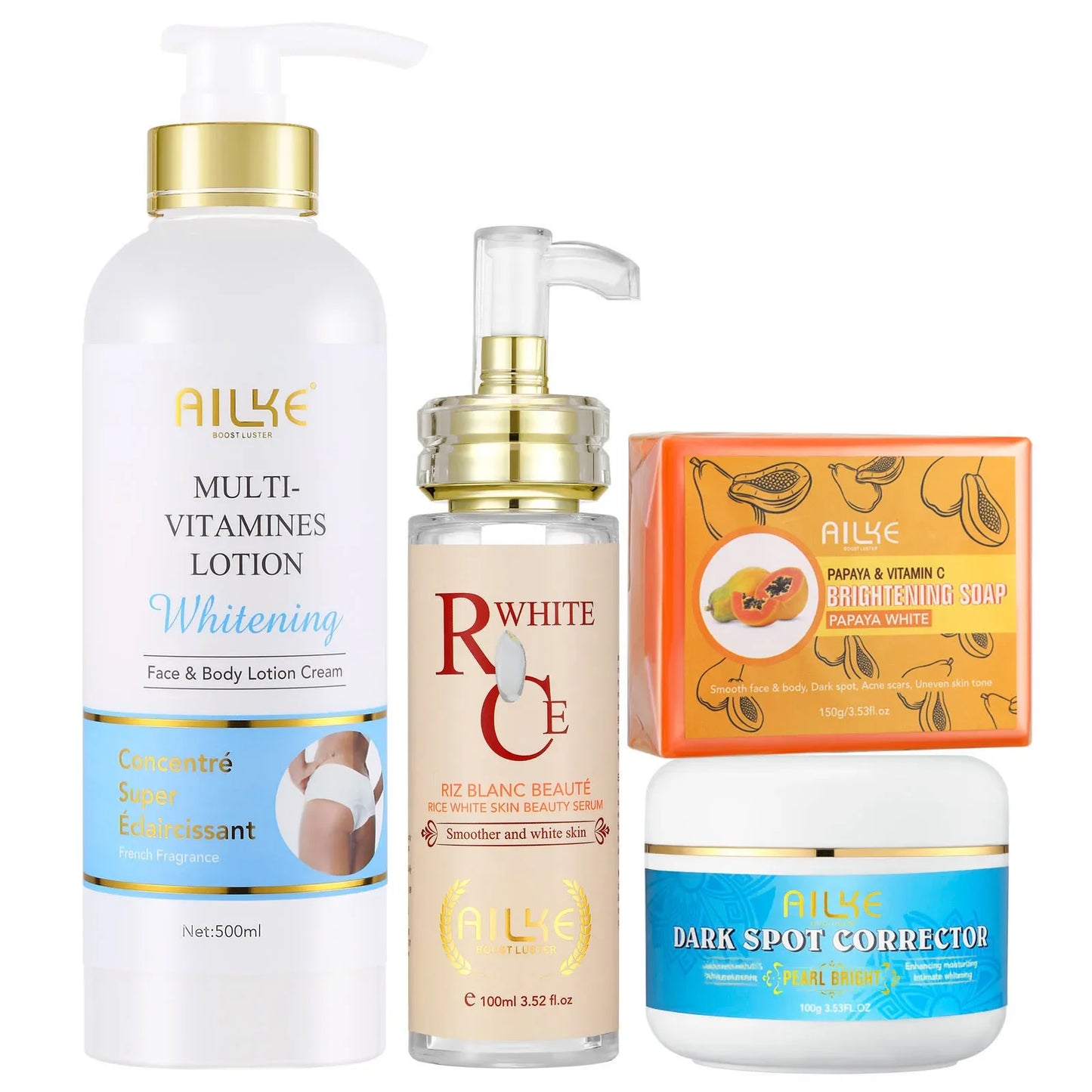 AILKE Brightening Cream – Dark Spot & Even Tone Moisturizer for Face & Body with Collagen