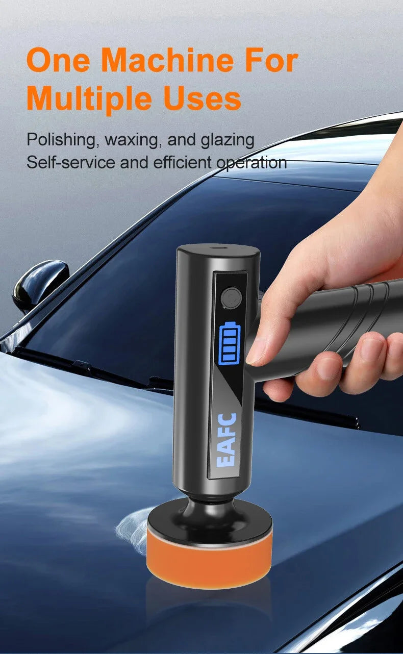 Wireless Car Polisher – Handheld Polishing & Waxing Machine for Car Detailing