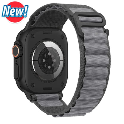 Alpine Loop Strap for Apple Watch – Rugged Adjustable Band (40–49mm, Ultra/Series Compatible)
