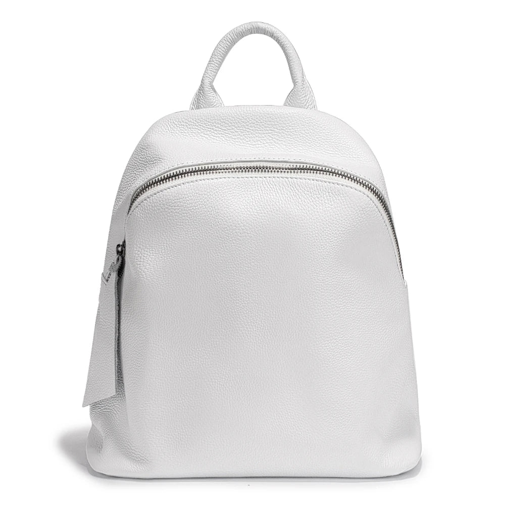 Zency Genuine Leather Women’s Vintage Travel Backpack
