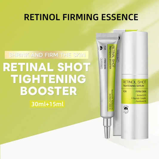 Korean Skin Care The Vita-A Retinal Shot Tightening Booster Set,Anti Aging Eye Cream Repair Face Serum Brightening,Firming Skin