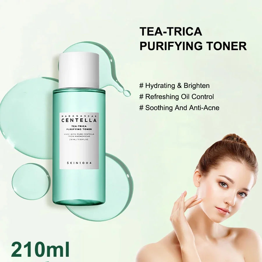 SKIN1004 Tea Tree & Centella Toner for Acne, Oil Control & Soothing, Madagascar Centella Asiatica, Korean Skincare，210ml