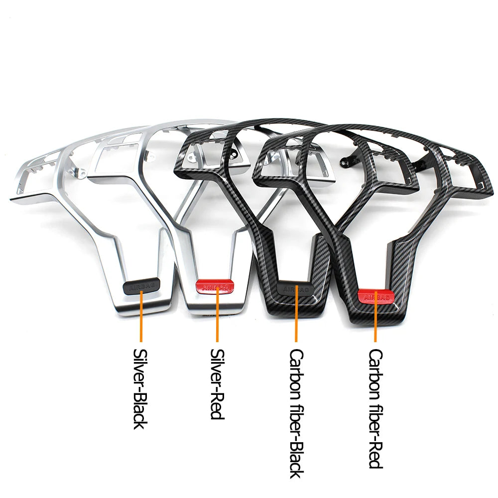 Chrome Steering Wheel Panel Cover Trim for Mercedes-Benz AMG A, B, C, E, GLA & CLA Class