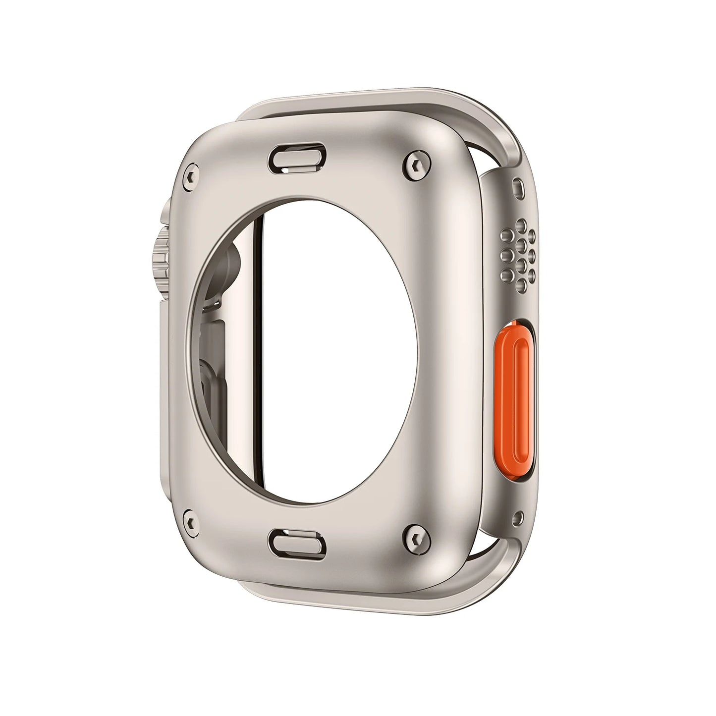 Apple Watch Bumper Case with Screen Protector – Hard PC Front & Rear Cover (40–45mm, Series Compatible)
