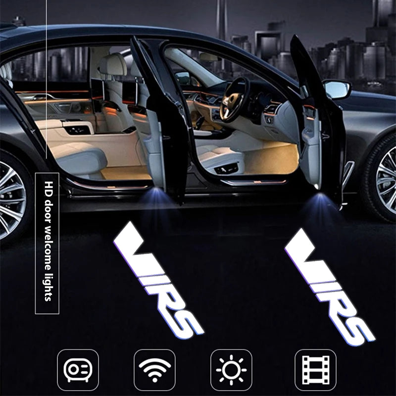 Wireless Skoda LED Door Logo Projector Lights – 2PCS