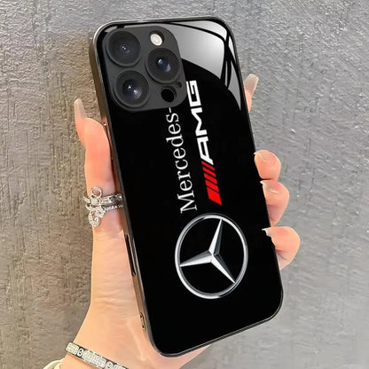 Sport-B-Ben-zS-Merce-des-A-AMGes Phone Case For iPhone17 16 15 14 13 12 11 X XR XS 8 Plus Mini Pro Max Glass Case