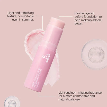 5% Volufiline PDRN Pink Collagen Volume Multi Balm LongLasting Hydrating Plumping Moisturizing Skin Care Stick for Face and Body
