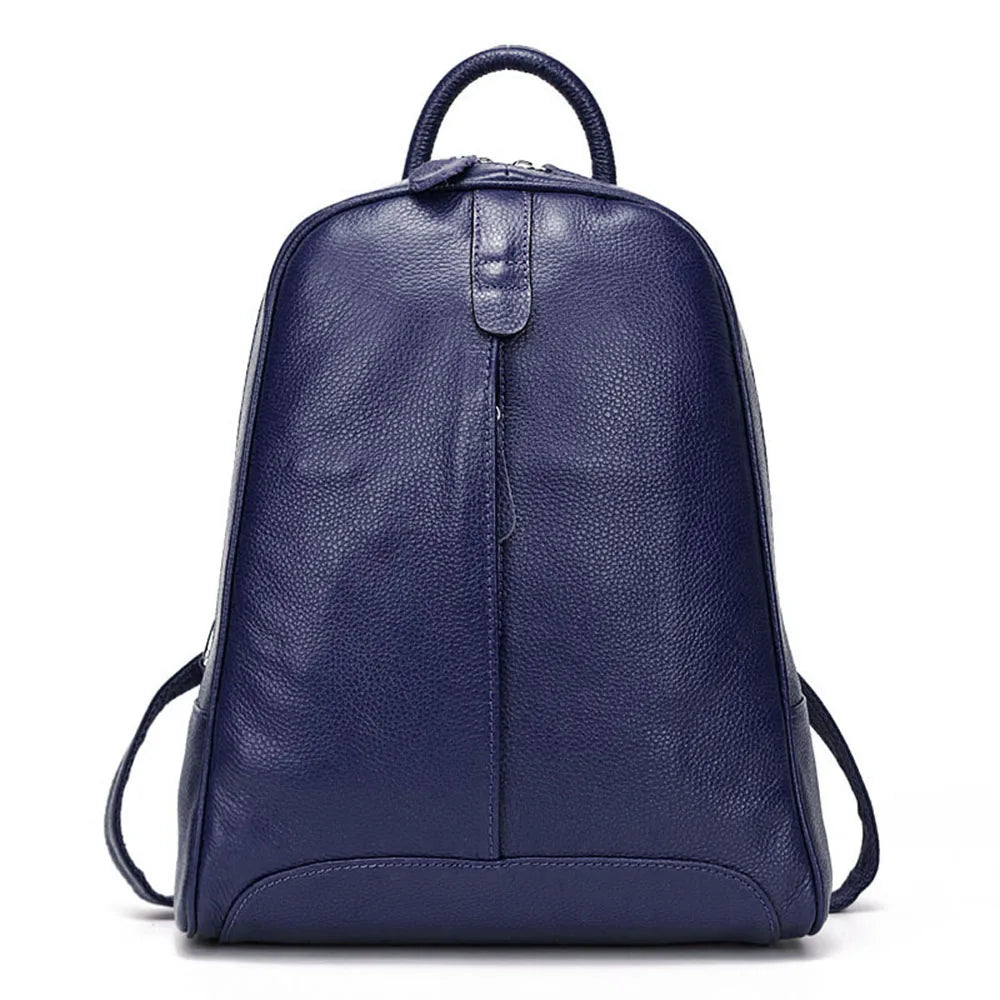 Zency Soft Genuine Leather Women’s Travel Backpack