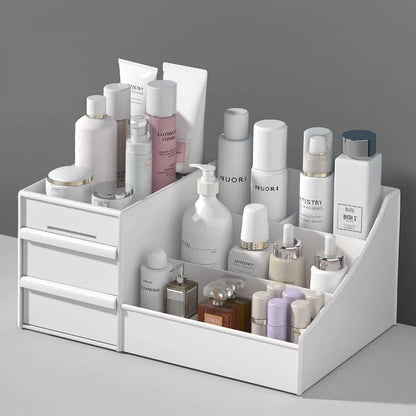 White Drawer Makeup Storage Box – Desktop Cosmetics Organizer