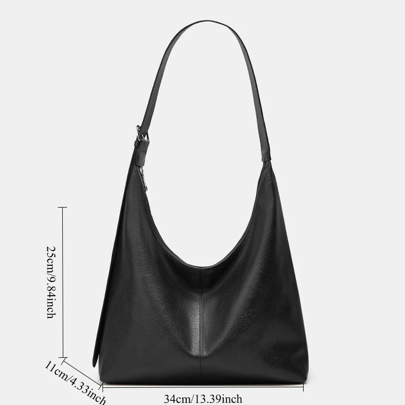 Women’s Hobo Bag – Soft Vegan Leather Slouchy Shoulder Tote