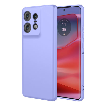 Flexible Liquid Silicone Case For Motorola Edge 50 Pro 60 Fusion Ultra 40 Neo Plus 2023 5G Protective Cover Bumper Fundas Coque